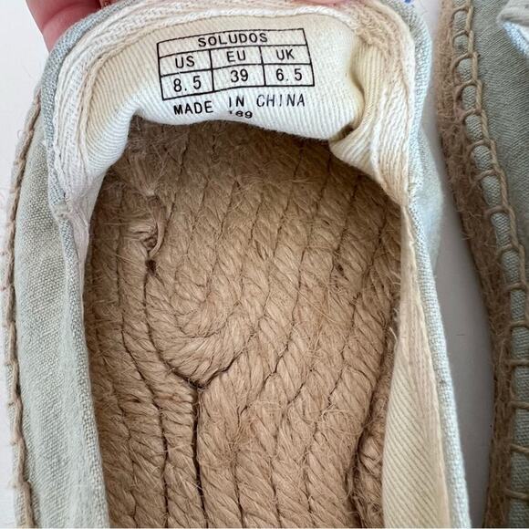 Soludos Tassel Camel Espadrille Smoking Slippers - Picture 14 of 15